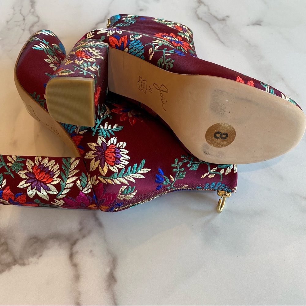 JOIE Saleema Brocade Shimmer Embroidered Bootie - Picture 6 of 7